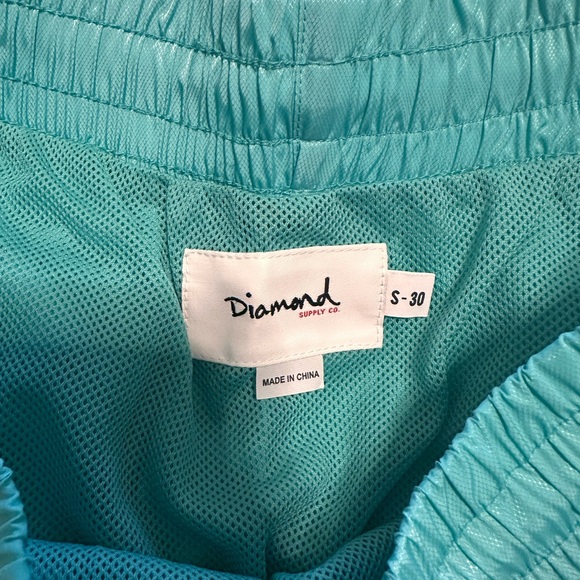 Diamond supply company swim shorts NWT size small in emerald green - Picture 5 of 7
